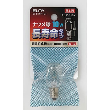 ナツメ球10WE12Cロング ELPA