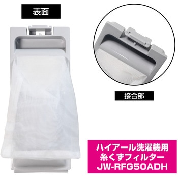 糸くずフィルター アクア洗濯機用 LINT-50 / ハイアール洗濯機用 JW-RFG50AD 兼用 ELPA
