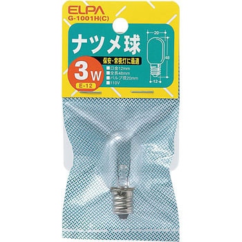 ナツメ110V3W ELPA