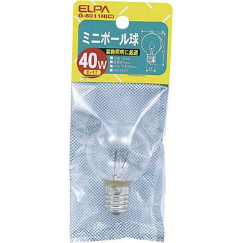 ミニボール 40W ELPA