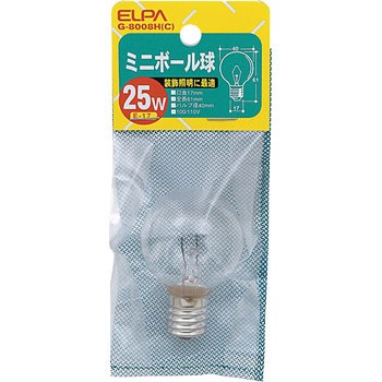 ミニボール 25W ELPA