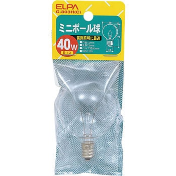 ミニボール 40W ELPA