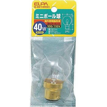 ミニボール 40W ELPA