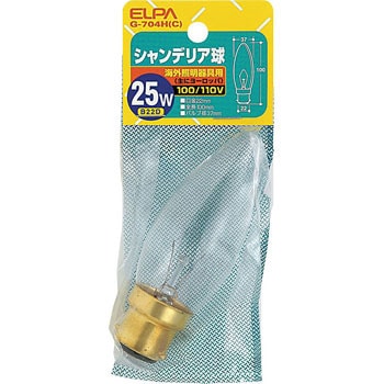 シャンデリア25W ELPA