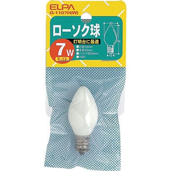 ローソク球 ELPA