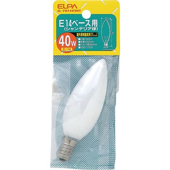 シャンデリア40W ELPA