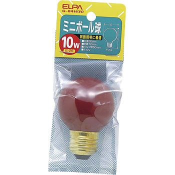 ミニボール球10W ELPA