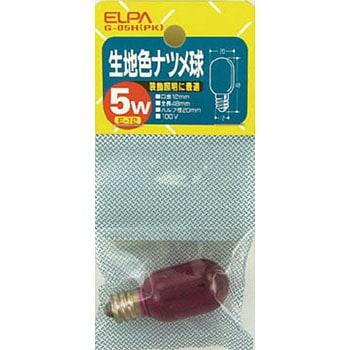 生地色ナツメ球5W - ELPA