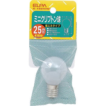 クリプトン球25W ELPA
