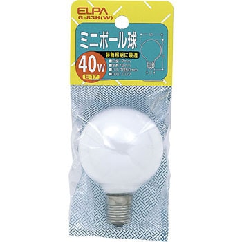 ミニボール球40W ELPA 【通販モノタロウ】