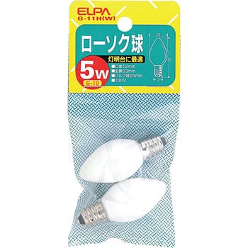 ローソク球 ELPA