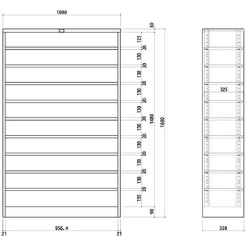 シューズボックスDK スリッパラックタイプ 幅100cm＜配送時組立サービス付＞ イトーキ