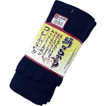 絹のちから 5本指 3足組 おたふく手袋