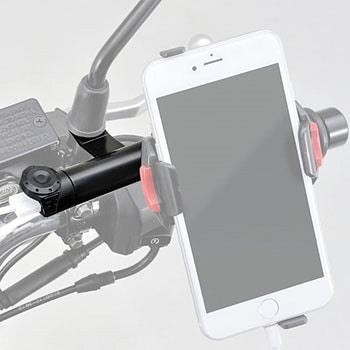 マルチバーUSB電源 5V2.1A ミラークランプタイプ DAYTONA(デイトナ)