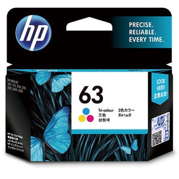 純正インクカートリッジ HP63 日本ヒューレット・パッカード(HP) HP/NEC純正インク 【通販モノタロウ】