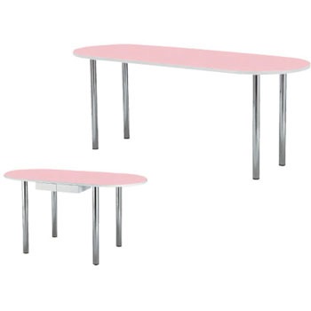 NAS-2412R ナーステーブル(楕円型) 松吉医科器械 24470653