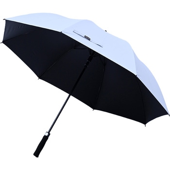 アウトドア観戦用パラソル 晴雨兼用 一級遮光 ワイド130cm YAMAZEN(山善)