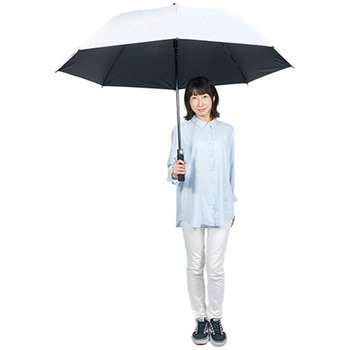 アウトドア観戦用パラソル 晴雨兼用 一級遮光 ワイド130cm YAMAZEN(山善)