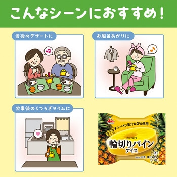 [冷凍]輪切りパインアイス 井村屋