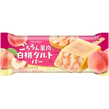 [冷凍]ごろろん果肉 白桃タルトバー 井村屋