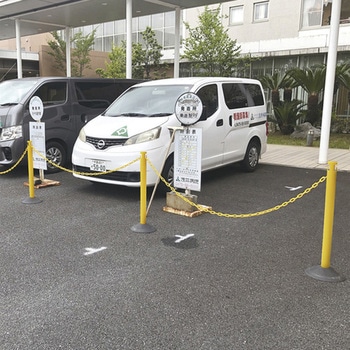 2．5mチェーン入りポールセット キャップロック付き カーボーイ