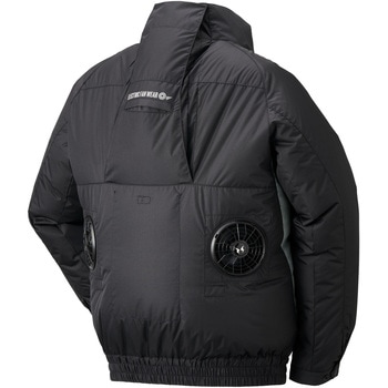 空調風神服チタン長袖ジャケット ファンバッテリーセット アタックベース