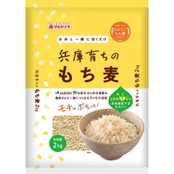 兵庫育ちのもち麦2kg マルヤナギ