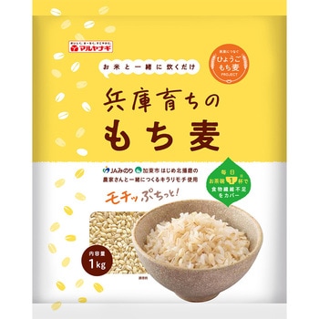 兵庫育ちのもち麦1kg マルヤナギ