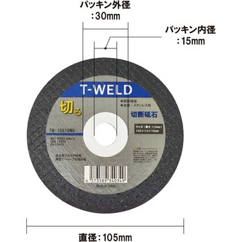 切断砥石 両面補強 東安