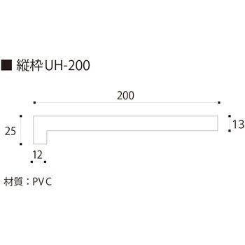 開戸UH200 3方枠セット フクビ化学