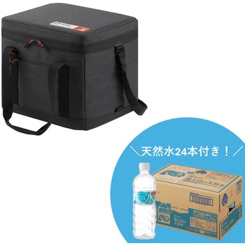 【天然水1ケース付き】HUGEL エアロゲルソフトクーラーボックス アイリスオーヤマ