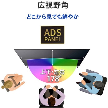 3辺フレームレス 43型4K液晶ディスプレイ I ・O DATA(アイ・オー・データ)