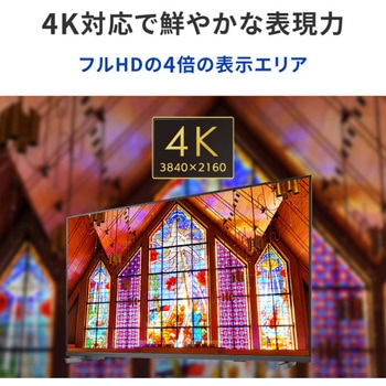 3辺フレームレス 55型4K液晶ディスプレイ I ・O DATA(アイ・オー・データ)