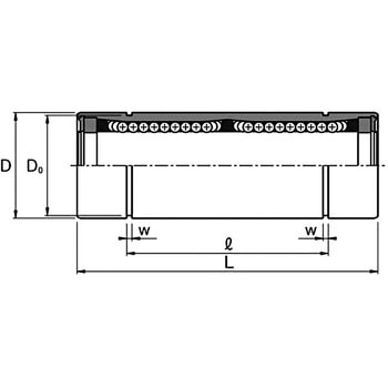 ＜LD-MF＞ メンテナンスフリー ダブル リニアベアリング オザック精工