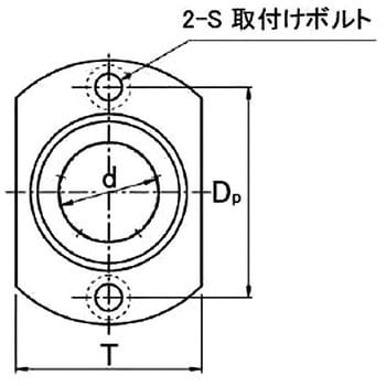 LFDT8MF ＜LFDT-MF＞ メンテナンスフリー Tフランジ付 ダブル リニア