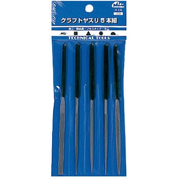クラフトヤスリ5本組 ミネシマ