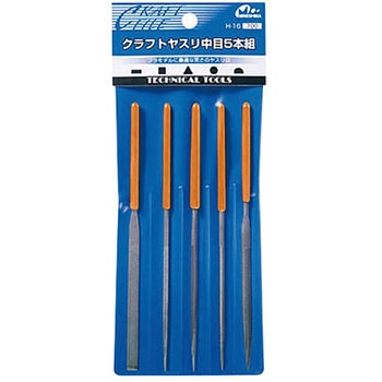 クラフトヤスリ 中目5本組 ミネシマ