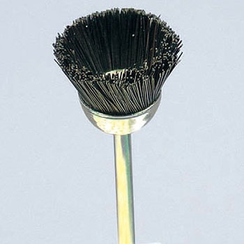 精密ブラシ・黒毛 〈カップ型〉 ヤナセ(柳瀬)