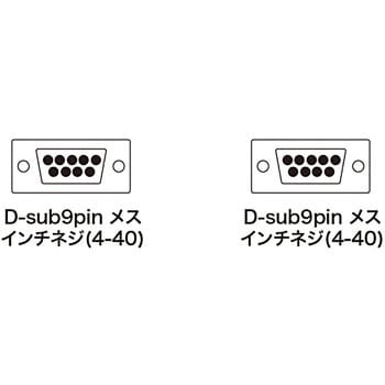 KRS-403XF10N RS-232Cケーブル 1本 サンワサプライ 【通販サイトMonotaRO】