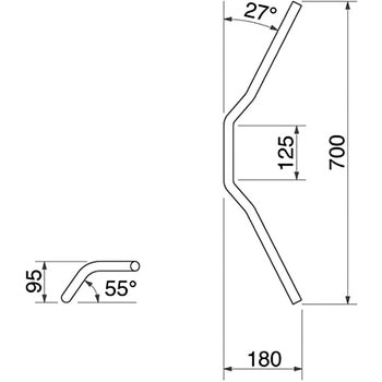 ヨーロピアン1型 kit専用ハンドル ハリケーン