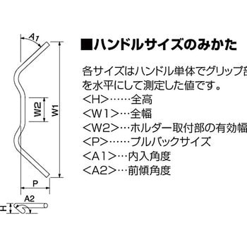 10本入 シロクマ HB-79 コンビハンドル 黒ニッケル・純金 200mm(ピッチ