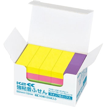 強粘着ふせん＜K2＞ネオン(50×15) - コクヨ