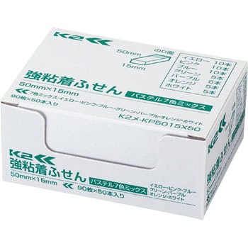 強粘着ふせん＜K2＞パステル(50×15) コクヨ