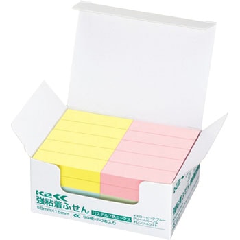 強粘着ふせん＜K2＞パステル(50×15) コクヨ