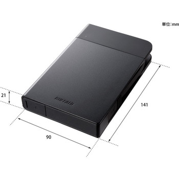USB3．1(Gen1)対応 耐衝撃ポータブルHDD BUFFALO(バッファロー)