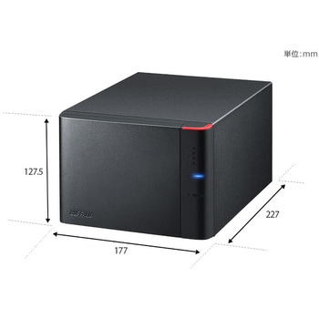 法人向け RAID 5対応 USB3．1(Gen．1) 外付けHDD 4ドライブ BUFFALO(バッファロー)