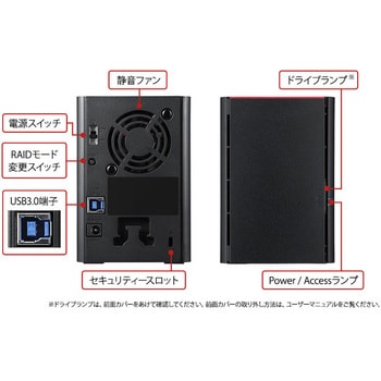 ドライブステーション プロ 法人向け RAID1対応 USB3．0用 外付けHDD 2ドライブモデル