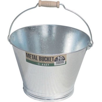 TKBK10 トタン改良バケツ 土井金属化成 24736627