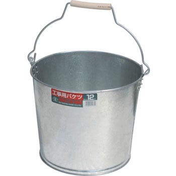 TKJBK12 トタン工事用バケツ 土井金属化成 24736688