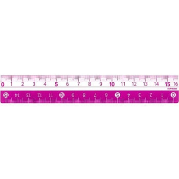 カラー定規16cm クツワ 直線定規 【通販モノタロウ】